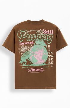 Bittersweet Pushing Forward T-Shirt | PacSun Vintage Tee Design Graphics, Pacsun Outfits, Theo Von, Vintage Tshirt Design, Vintage Shirt Design, Graphic Shirt Design, Vintage Graphic Tees, Shirt Design Inspiration, Shirt Template