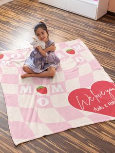 Celebrate Mother's Day with a special gift from husband to wife--a unique, personalized Pink Check Fleece Blanket, perfect for first-time moms, showcasing her name. This custom gift idea is a heartfelt token of appreciation for the new mom in your life. 𝐃𝐄𝐓𝐀𝐈𝐋 𝐁𝐋𝐀𝐍𝐊𝐄𝐓 - 𝐂𝐨𝐳𝐲 𝐏𝐥𝐮𝐬𝐡 𝐕𝐞𝐥𝐯𝐞𝐭𝐞𝐞𝐧 𝐁𝐥𝐚𝐧𝐤𝐞𝐭 💗designed for ultimate softness and comfort 🎁 Customizable 📏 3 Sizes: 30x40", 50x60", 60x80" 🌻 83% polyester, 17% spandex 👌 Luxurious feel of medium heavy-we Mom Birthday Gift From Daughter, Blanket For Mom, Mom Blanket, Blanket Cozy, Bookclub Gifts, Gift For Mothers Day, Auntie Gifts, Personalized Iphone, Personalized Blanket