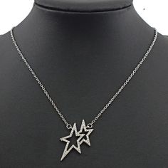 Dazzling in design, this Y2K Star Pendant Necklace features an intricate star pattern in beautiful zinc alloy metal. A link chain completes the look for a stunning, eye-catching piece of jewelry. DETAILSPattern Type: StarMetals Type: Zinc alloyMaterial: MetalChain Type: Link Chain B Day Gifts, Pentagram Design, Diamond Star Necklace, Pentagram Necklace, Y2k Star, Necklace Y2k, Pentagram Pendant, Y2k Necklace, Star Chain