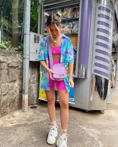 Cool Festival Outfits Street Styles, Bonnaroo Outfits Festival Looks, Carnival Looks, Music Festival Outfits Casual, Acl Outfits, Electric Forrest, Carnaval Inspo, Casual Festival Outfit, Bonnaroo Outfits