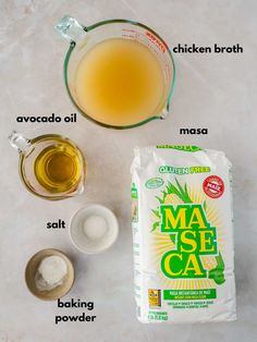 ingredients to make homemade macaroni and cheese soup