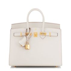 Pinterest White Birkin, Hermes Store, Luxury Lifestyle Dreams, White Purses, Jewelry Accessories Ideas, Chanel 2, Luxury Bag, Birkin 25, Accessories Ideas