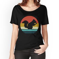 Oversized fit t-shirt with scoop neckline and dolman sleeve. Solid colors are 100% cotton, heather colors are cotton blend. Range of colors available, with the option to print on front or back. Size range XS-XL. Get Our Vintage Retro Squirrel Shirt /Hoodie /Tank Top/Accessories for him or her : The best gift for friend,brother,sister,daughter,husband,wife,grandfather or grandmother.; Squirrel Shirt, Top Accessories, Gift For Friend, Tank Top Hoodie, Brother Sister, Comfy Tees, Husband Wife, Dolman Sleeve, Best Friend Gifts