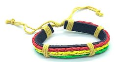 Trend Tiktok Hippie Rasta Leather Handmade Macramé Braided Bracelets 7in-11in  | eBay Adjustable Multicolor Leather Festival Bracelet, Adjustable Multicolor Leather Bracelet For Festival, Handmade Multicolor Leather Bracelet Casual Style, Adjustable Multicolor Leather Bracelet Gift, Adjustable Multicolor Leather Bracelet, Casual Leather Braided Bracelets, Adjustable Multicolor Leather Friendship Bracelet, Handmade Multicolor Leather Bracelets, Casual Multicolor Leather Bracelet As A Gift