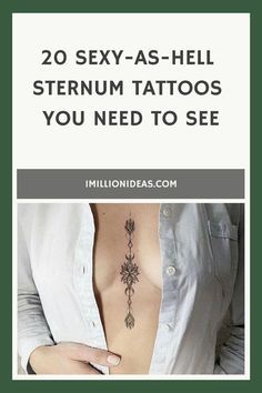 Women’s Pelvic Tattoo, Chest Tattoo Female Sternum, Below Chest Tattoo Female, Sternal Tattoos For Women, Delicate Chest Tattoos For Women, Plus Size Tummy Tattoo, Women’s Sternum Tattoo Ideas, Sternum Tattoo With Meaning, Chest Bone Tattoo Female