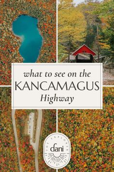 what to see on the kancamagus highway in autumn, fall and winter