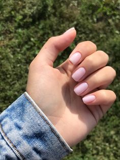 Milk Pink Nails, Blush Nails, Cute Gel Nails, Fire Nails, Pink Nails, Cute Nails, Gel Nails, Iphone Wallpaper, Manicure