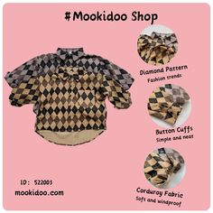 Awesome jacket 🧥 or top? Match it as you like🤗
Code:new10,Get First Order 10% Off
#mookidooshop #fashionstyle #toddlerboyfashion #falloutfit #fashionkids Pocket Shirts, Corduroy Coat, Toddler Boy Fashion, Boys Plaid, Pocket Shirt