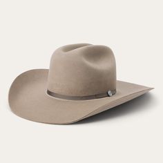 This western-inspired fashion hat brings a welcome pop of Cowboy Core to any look. Its classic silhouette features a 4 5/8" cattleman crown, 4” brim and grosgrain hat band. Handmade in the U.S.A. with a firm finish from high-quality wool felt, it’s finished with a moisture-wicking DRI-LEX® sweatband and satin liner for a comfortable, all-day fit. 4 5/8" Cattleman Crown 4" Brim Grosgrain Hat Band DRI-LEX® Absorbent Sweatband Satin Liner Firm Finish 100% Wool Handmade in the U.S.A. Cowboy Core, John Goodman, Denim Boots, Denim Outerwear, Fringe Jacket, Wool Handmade, Outdoor Men, Inspired Fashion, Mini Shirt Dress