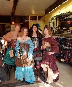 King Richards Faire Costumes, Wench Costume, Ren Faire Outfits, Fairy Shirt, Ren Faire Costume, Pirate Fairy, Pirate Wench Costume, Steampunk Skirt, Fair Outfits