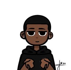 Photo De Profil Tik Tok, Profil Tik Tok, Cool Cartoon Drawings, Short Hair For Boys, Deadpool Art, Black Anime Guy, Instagram Cartoon, Hand Drawing Reference