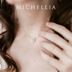 "Our current turnaround time for regular orders is 6-8 weeks. For urgent orders, please shop our Ready-to-Ship collection below (7-10 business days): https://michellia.com/collections/ready-to-ship (please copy and paste into browser) -------- 「Luna」- Crescent Moon Necklace, in Labradorite | N3003 There are currently 176 known moons in the solar system, but only one of them belongs to Earth. Inspired by the Earth's only natural satellite, our signature \"Luna\" collection is designed to be a del Fine Jewelry Custom Pendant Necklace For Wedding, Luxury 14k Gold Wedding Necklaces, Luxury 14k Gold Wedding Necklace, Luxury Yellow Gold Solitaire Necklace For Wedding, Elegant Round Custom Necklace For Wedding, Elegant Custom Necklace With Round Pendant For Wedding, Fine Jewelry Solitaire Gemstone Necklace For Wedding, Luxury Gold Solitaire Gemstone Necklace, Gold Sterling Silver Bridal Necklace