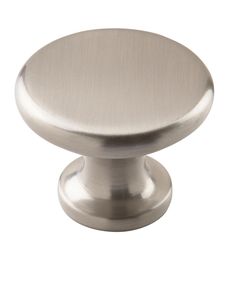 The Amerock BP29115G10 Everyday Heritage 1-1/2 in (38 mm) Diameter Knob is finished in Satin Nickel. Marrying beauty and function, Everyday Heritage provides a varied selection of styles in on-trend finishes. Ideal for residential or commercial applications, Everyday Heritage offers the best combination of approachable artistry and lasting quality. Enduring and versatile, satin nickel marries delicate brushing with a subtle warm hue to produce an approachable, classic presentation that resonates Mushroom Cabinet, Cpvc Fittings, Copper Pipe Fittings, Unique Cabinets, Traditional Cabinets, Glass Door Knobs, Plumbing Fittings, Home Updates, Decorative Hooks