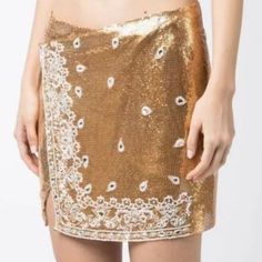 Reposhing This Item I Purchased From @Laglamdiva. Loved It, But Ready To Rotate For Something New. Questions? Leave A Comment Below! Skirt Was Too Big For Me Leave A Comment, Something New, Sequin Skirt, Sequin, Womens Skirt, Skirt, Women Shopping, Gold, Color