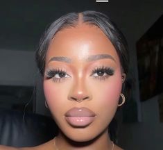 Pink On Black Women, Brown Girls Makeup, Makeup Black Women, Soft Makeup Looks, Makeup For Black Skin, Brown Skin Makeup, Glam Makeup Look, Glamour Makeup, Dark Skin Makeup