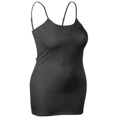 emmalise clothing women's basic casual plain long camisole cami top tank Size: XXXL.  Color: Multicolor.  Gender: female.  Age Group: adult. Layered Tops, Plus Size Bra, Top Tank, Womens Bras, Womens Basic, Black Khakis, Cami Top, Cami Tops, Gender Female