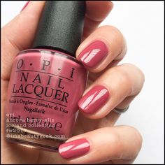 Nail Design Glitter, Opi Nail Colors, Nail Envy, Pink Nail Polish, Opi Nail Polish, Pink Nail