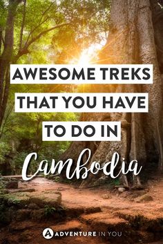 the words, awesome treks that you have to do in cambodia