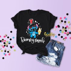 Disneyland Christmas Outfit, Kingdom Inspiration, Stitch Bday, Lilo And Stitch Shirt, Kids Disney Shirts, Disney Trip Outfits, Disney Outfits Women, Disney Fits