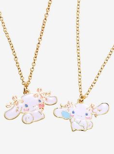 Cinnamoroll Sweets Best Friend Necklace Set, Holding A Lollipop, Lace Ankle Socks, Hello Kitty Keychain, Best Friend Necklace, Birthday Gifts For Best Friend, Hello Kitty Items, Friend Necklaces