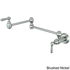 an old fashioned faucet with two handles and nozzles on the side