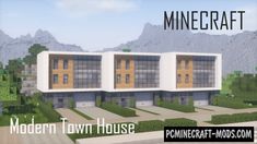 the modern town house is in minecraft