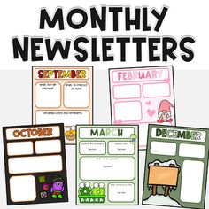 months of the year printables for kids and adults