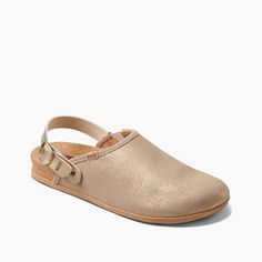 Women's Reef Cushion Sage Suede Slip-Ons | REEF® Leather Flip Flops Womens, Most Comfortable Sandals, Reef Sandals, Comfortable Flip Flops, Reef Shoes, Women's Slip Ons, Most Comfortable Shoes, Leather Flip Flops, Comfortable Sandals