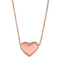 PRICES MAY VARY. This heart pendant and chain are made with real 10k rose solid gold and is stamped with the appropriate 10k metal stamp. It will not tarnish or change color as it is real solid rose gold The chain necklace has a spring clasp making it secure and easy to wear. The chain will sit perfectly on your neck and the heart pendant will shine and sit beautiful in the center The necklace chain and the heart pendant have a high polished finish giving it a shiny and sparkly look The length of the gold chain is at 18 inches long and sits perfect on the neck, The diameter of the heart pendant is at 10mm The total weight of the chain and the heart pendant is at 1.3 grams of real 10k yellow gold This timeless love symbol puffy heart is presented in this creative and classic pendant necklac Classic Pendant Necklace, Love Symbol, Gold Heart Pendant, Timeless Love, Puffed Heart, Rose Gold Heart, Senior Prom, Puffy Heart, Broken Chain