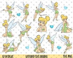 the tinkerbells cartoon character sheet