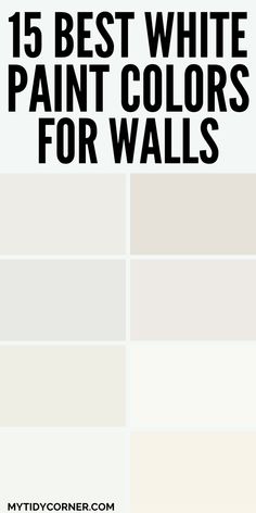 popular white paint colors for walls White Paint Kitchen Walls, Creamy White Wall Paint, Off White Paint Colors For Walls, Best White Paint For Walls, Popular White Paint Colors, White Paint Colors For Walls, Shades Of White Paint, Warm White Paint Colors, Colors For Walls