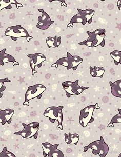 an image of a pattern with dolphins on it