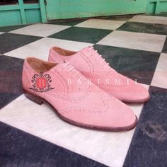 For more designs in men's handmade shoes section please follow the link below. https://www.etsy.com/shop/BarismilLeathers?ref=seller-platform-mcnav&section_id=27704663 Welcome to Barismil Leathers! 👞 Step into sophistication and style with our Handcrafted Pink Suede Wingtip Shoes for Men. These shoes are more than just a fashion statement; they are a testament to superior craftsmanship and timeless elegance. 🌟Versatile Design: Whether you're dressing for a formal occasion or adding a touch of Blush Dress Shoes Men, Pink Wingtip Oxfords For Formal Occasions, Pink Formal Leather Shoes, Pink Leather Formal Shoes, Pink Mens Dress Shoes, Mens Pink Luxury Shoes, Shoes Oxford, Leather Formal Shoes, Wingtip Shoes