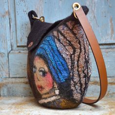 Brown Wool Purse Felt Crossbody Handbag Art to Wear Shoulder - Etsy Artistic Brown Bag For Gifts, Artistic Brown Shoulder Bag For Daily Use, Artistic Brown Rectangular Shoulder Bag, Artisan Brown Shoulder Bag For Gift, Artistic Handmade Crossbody Shoulder Bag, Artsy Handmade Shoulder Bag As Gift, Artsy Handmade Shoulder Bag For Gift, Wool Purse, Purse Gift