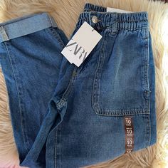 Girls Size 10 Loose Fit Denim Casual Blue Zara Jeans, Zara Casual Blue Jeans, Zara Wide Leg Jeans, Loose Fit Denim, Paint Splatter Jeans, Yellow Jeans, Tie Dye Jeans, Toddler Jeans, Zara Boys