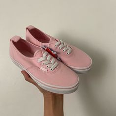 Vans Authentic Elastic Pink/White. Brand New With Tags Still Attached. Kids Size 3 White Canvas Shoes For School Summer, White Canvas Shoes For School In Spring, White Canvas Shoes For Spring School, Trendy White Canvas Shoes For School, Pink Casual Canvas Shoes For School, Spring Vans Sneakers, White Vans Casual Canvas Shoes, White Casual Vans Canvas Shoes, Pink Comfortable Canvas Shoes For Spring