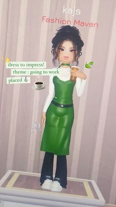 dress to impress going to work theme ⭐️⭐️ Dti Theme Going To Work Outfit, Starbucks Worker Dress To Impress, Dti Going To Work Outfit Ideas, Retail Worker Dress Too Impress, Willy Wonka Dress To Impress, Jobs Dress To Impress, Nobody Is Going To See Me Dti Outfit, Dress To Impress Theme Retail Worker, Dress To Impress Retail Worker Theme