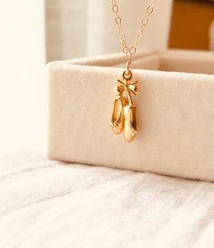 Ballet Necklace – Coco Wagner Design Ballet Shoes Necklace, Ballet Necklace, Ballet Jewelry, Ballerina Necklace, Ballet Gift, Dancer Gift, The Dancer, Ballet Girls, Ballet Slippers