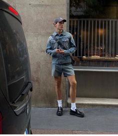 Oversize Outfit, Man About Town, Mood Board Fashion, July 12, Fashion Socks, Short Shorts, Mens Street Style, Fashion Inspo Outfits, Casual Fashion