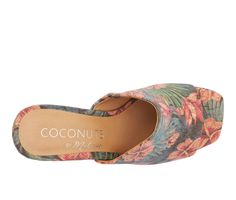 Cork + Synthetic Materials upper, Slip on for easy entry,4\ corked wedge heel / platform with espadrille stripe details, Open square toe, Lightly padded footbed, Man made outsole | Women's Coconuts by Matisse Audrey Platform Wedge Sandals in Hawaiian Cork Size 8 Vacation Mules With Cushioned Footbed And Wedge Heel, Cushioned Wedge Heel Mules For Vacation, Casual Beach Mules With Wedge Heel, Casual Wedge Sandals With Stacked Heel, Casual Summer Mules With Wedge Heel, Casual Wedge Sandals With Stacked Heel For Vacation, Beach Mules With Stacked Wedge Heel, Beach Wedge Heel Mules With Stacked Heel, Casual Block Heel Wedge Sandals For Vacation