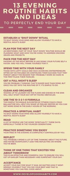 These evening routine habits will help you end each day peacefully and wake up the next morning ready to tackle the day. Daily Routine Habits, 5am Club, Healthy Coping Skills, Natural Sleep Remedies, Yoga Mindfulness, Routine Planner, Todo List, Lose 40 Pounds