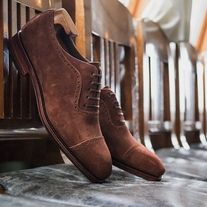 Men Formal Shoes, Brown Oxford Shoes, Cap Toe Shoes, Groom Shoes, Oxford Brogues, Suede Oxfords, Brown Oxfords, Suede Leather Shoes, High Ankle Boots