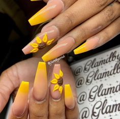 30+ Pretty Nail Designs For Summer - The Glossychic Western Sunflower Nails, Cowgirl Nails Westerns, Sns Designs, Punchy Nails, Cowgirl Nails, Winter Gel Nails, Houndstooth Nails, Country Acrylic Nails, Cosmo School