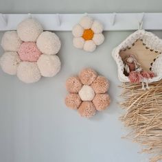 there are three different items on the table and one is made out of straw grass