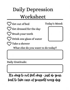 Calm Down Worksheet, Decompress After Work, Daily Worksheet, Mental Health Bullet Journal, Self Care Worksheets, Healing Journaling, Mental Health Therapy, Self Care Bullet Journal, Writing Therapy