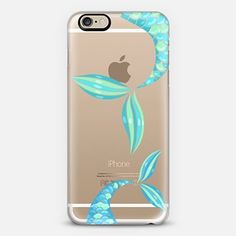 an iphone case with a blue fish on it