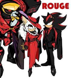 an image of two cartoon characters dressed up as batman and catwoman with the caption's name rouge