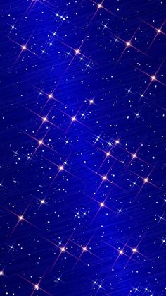 an abstract blue background with stars and sparkles