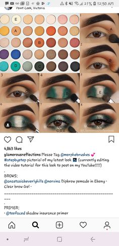 Jaclyn Hill Makeup, Jaclyn Hill Eyeshadow Palette, Shadow Ideas, Make Up Designs, Morphe Eyeshadow, Make Up Tutorials, Jaclyn Hill Palette, Mode Turban, Eye Makeup Steps