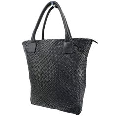 Falor Italia Woven Black Leather Slouchy Large Tote Bag Gently Used, As Shown. - Approx Dimensions: 15" H X 15" W X 5" D - 7" Double Handle Strap Drop - Black Fabric Lining - Top Zip Closure - Roomy Interior With Zippered Pocket Thank You For Looking, Check Out My Closet For More Great Deals To Bundle And Save! Tags: Luxury Designer Chic Work School Errands Shopping Large Tote Bag, Large Tote, Black Fabric, Womens Tote Bags, Luxury Design, Black Leather, Tote Bag, Leather, Women Shopping